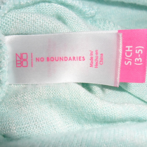 No Boundries Tunic Mint Long Sleeve Pullover Sz S - Picture 5 of 6